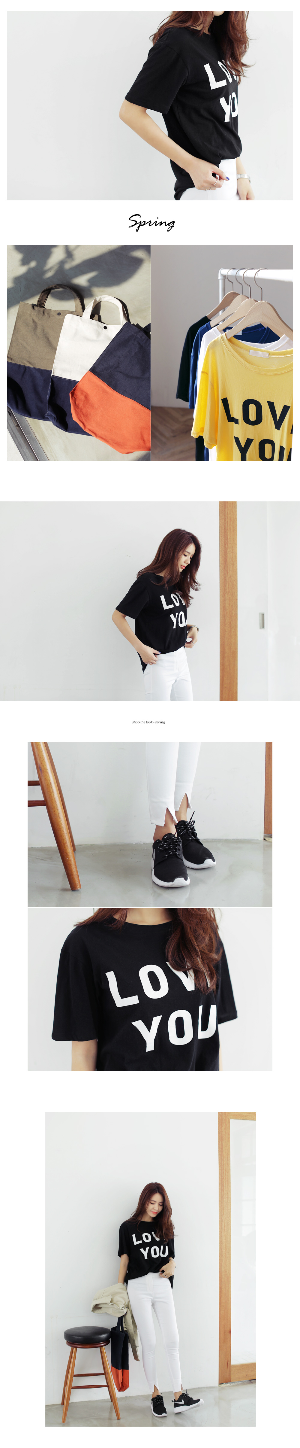 LOVE YOUロゴルーズTシャツ・全4色 | DHOLIC | 詳細画像17