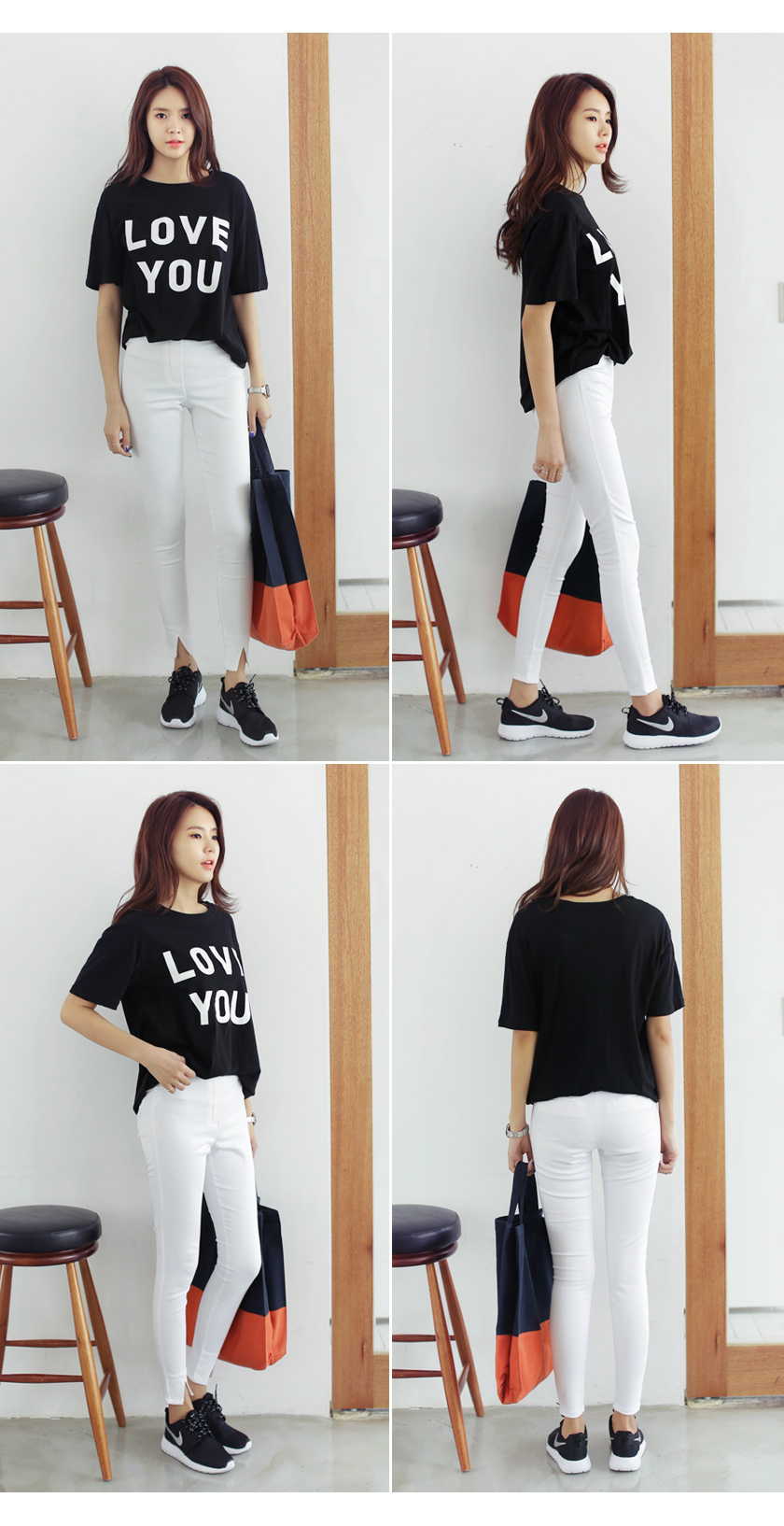 LOVE YOUロゴルーズTシャツ・全4色 | DHOLIC | 詳細画像18