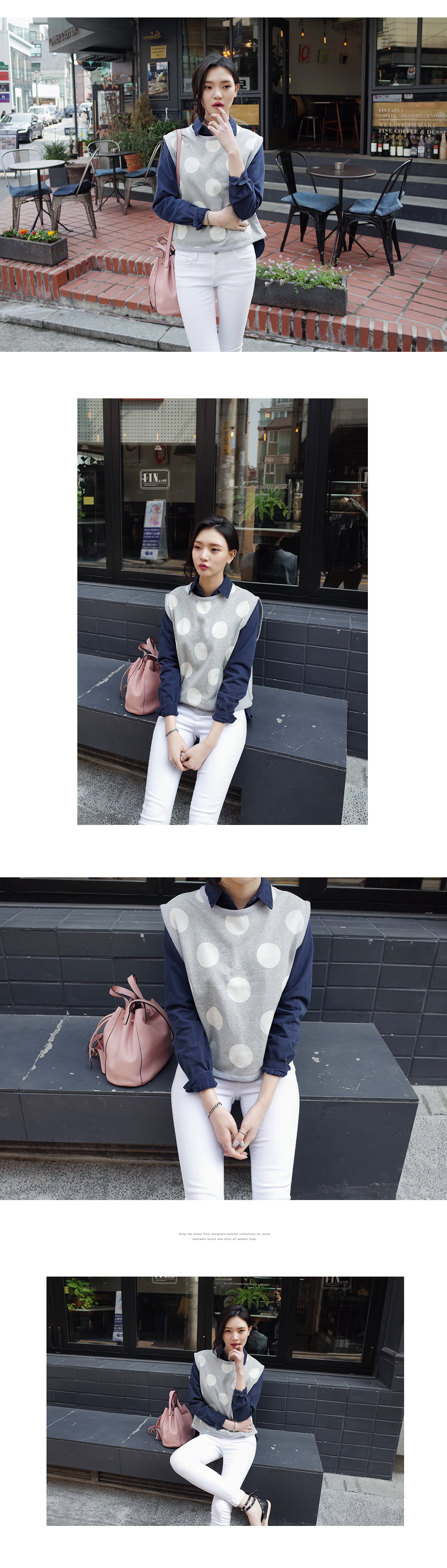 *TOKiMONSTA*ドットニットベスト・全2色 | DHOLIC | 詳細画像4