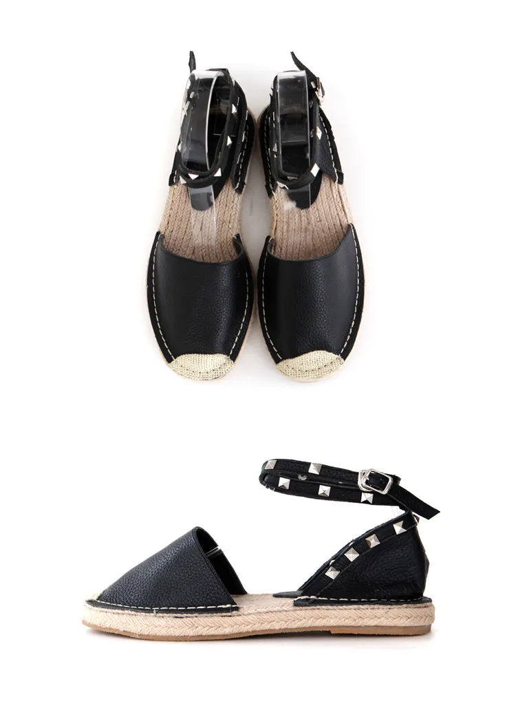 スタッズストラップ本革サンダル・全3色 | DHOLIC | 詳細画像1