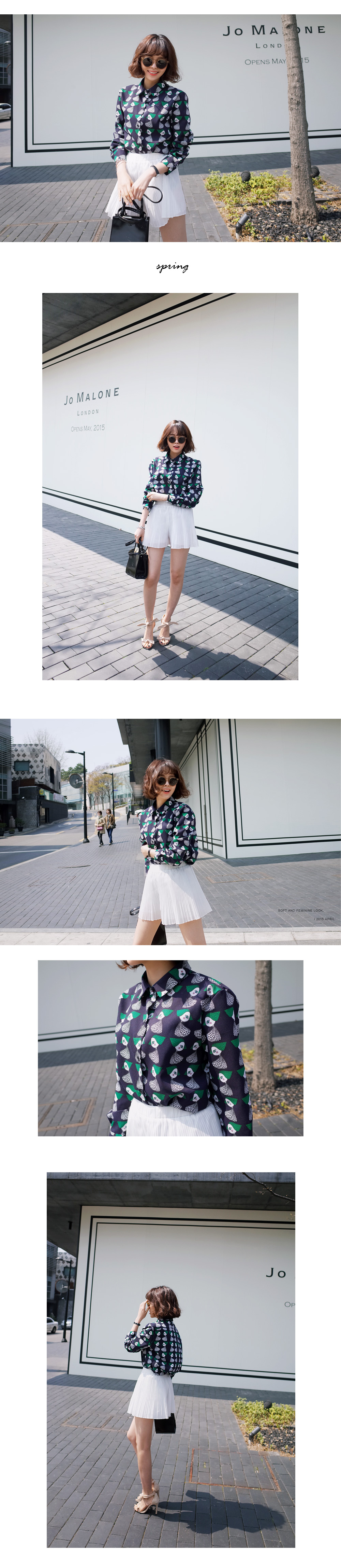 <font color=red><b>●●雑誌JELLY9月号掲載●●</b></font>シフォンプリーツショートパンツ・全2色 | DHOLIC | 詳細画像2