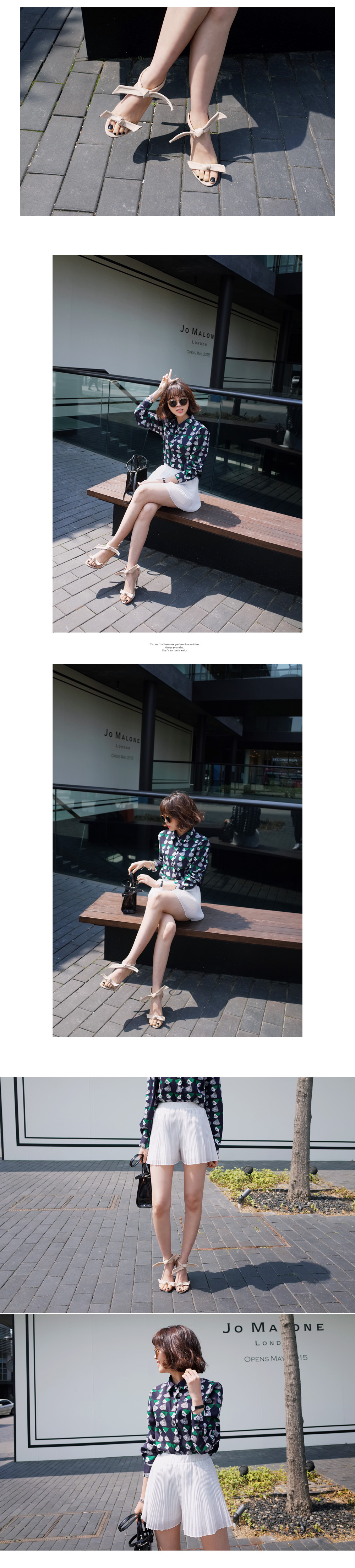 <font color=red><b>●●雑誌JELLY9月号掲載●●</b></font>シフォンプリーツショートパンツ・全2色 | DHOLIC | 詳細画像3
