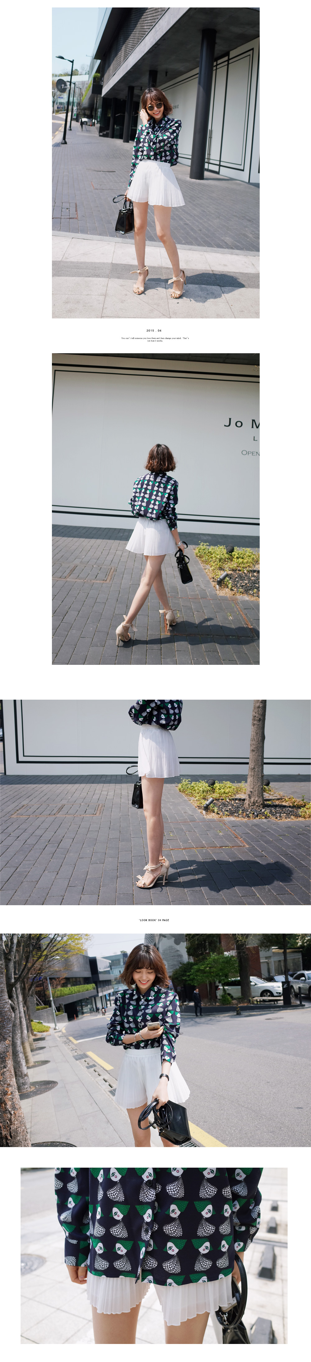 <font color=red><b>●●雑誌JELLY9月号掲載●●</b></font>シフォンプリーツショートパンツ・全2色 | DHOLIC | 詳細画像4