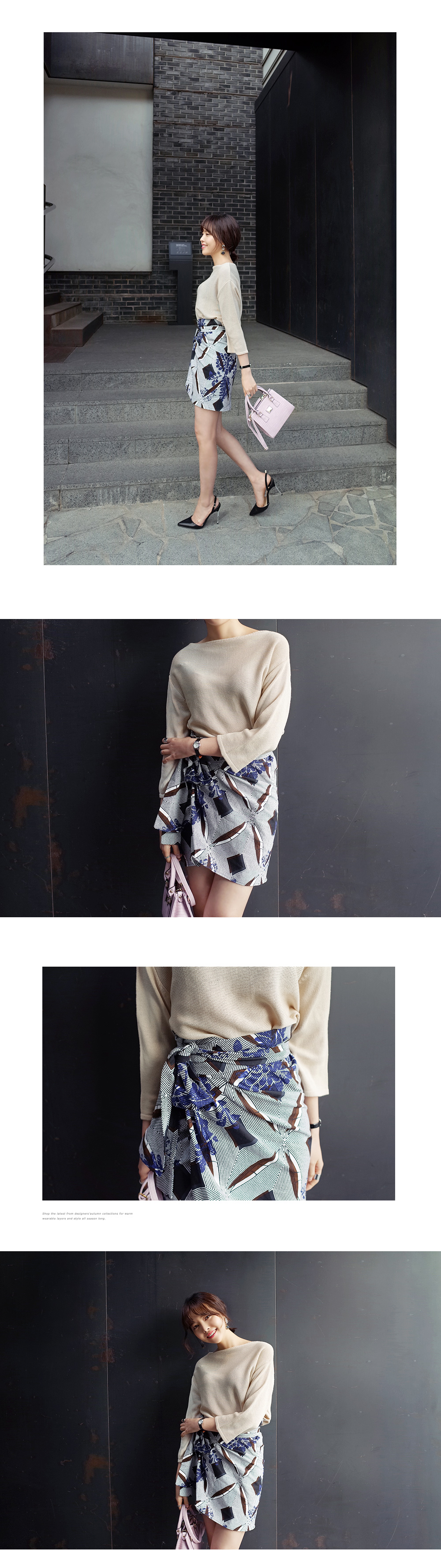 ボートネックスプリングニット・全4色 | DHOLIC | 詳細画像6