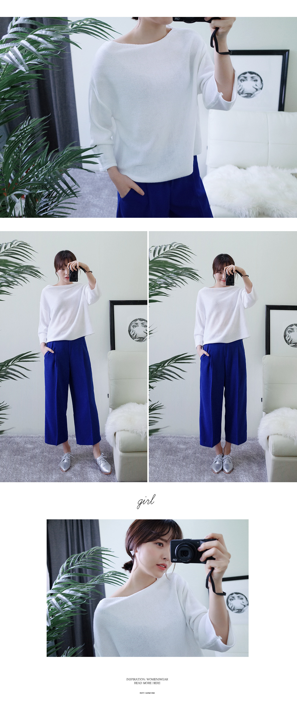 ボートネックスプリングニット・全4色 | DHOLIC | 詳細画像10