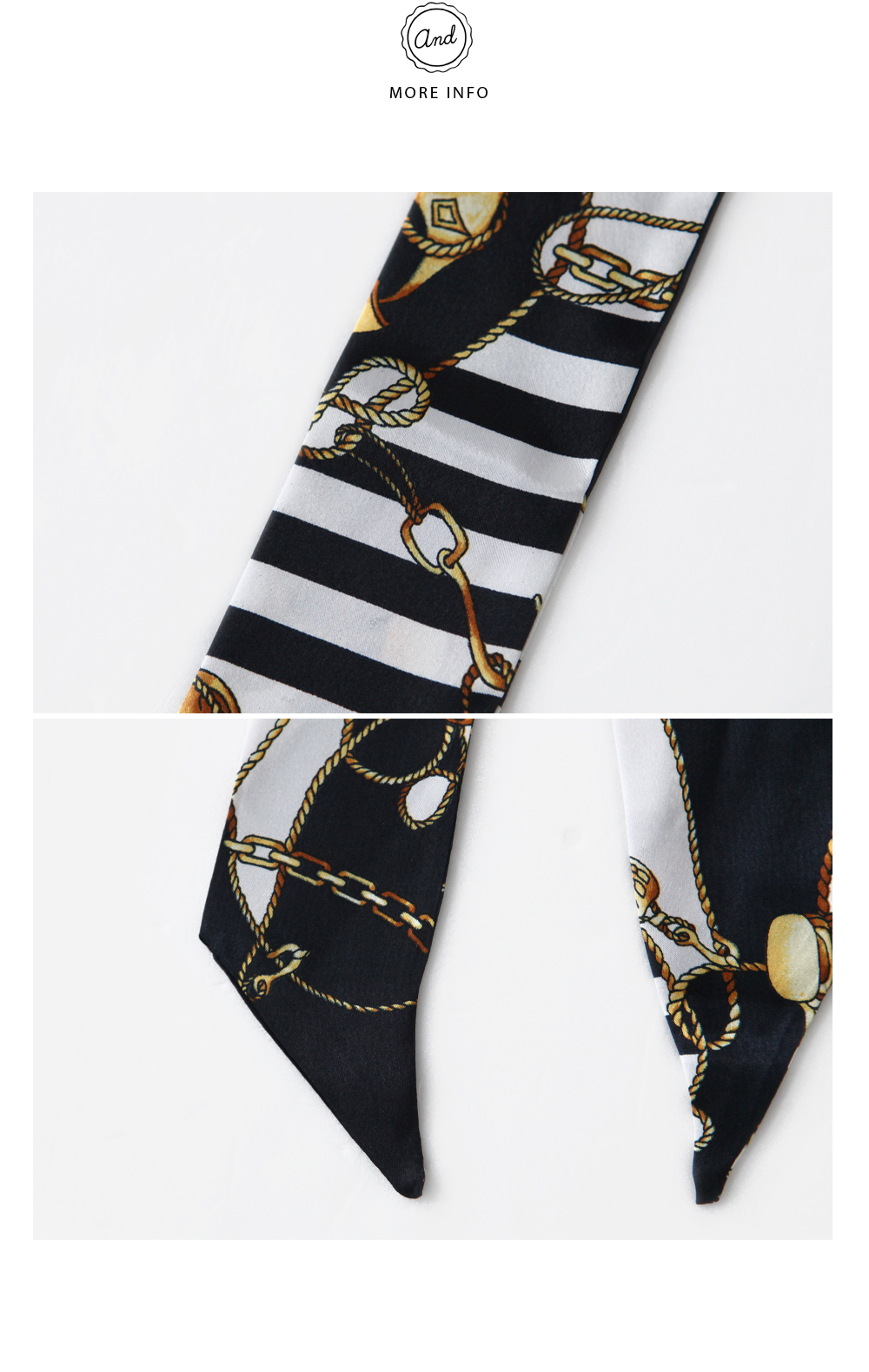 <font color=red><b>●●雑誌popteen10月号/steady.9月号掲載●●</b></font>ユニーク柄スカーフモチーフヘアバンド・全5色 | DHOLIC | 詳細画像17