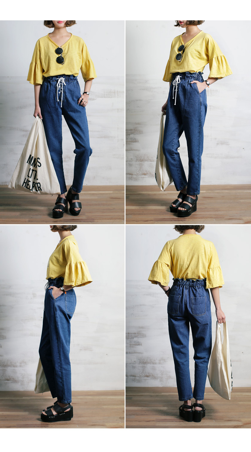 フレアスリーブルーズフィットTシャツ・全5色 | DHOLIC | 詳細画像9