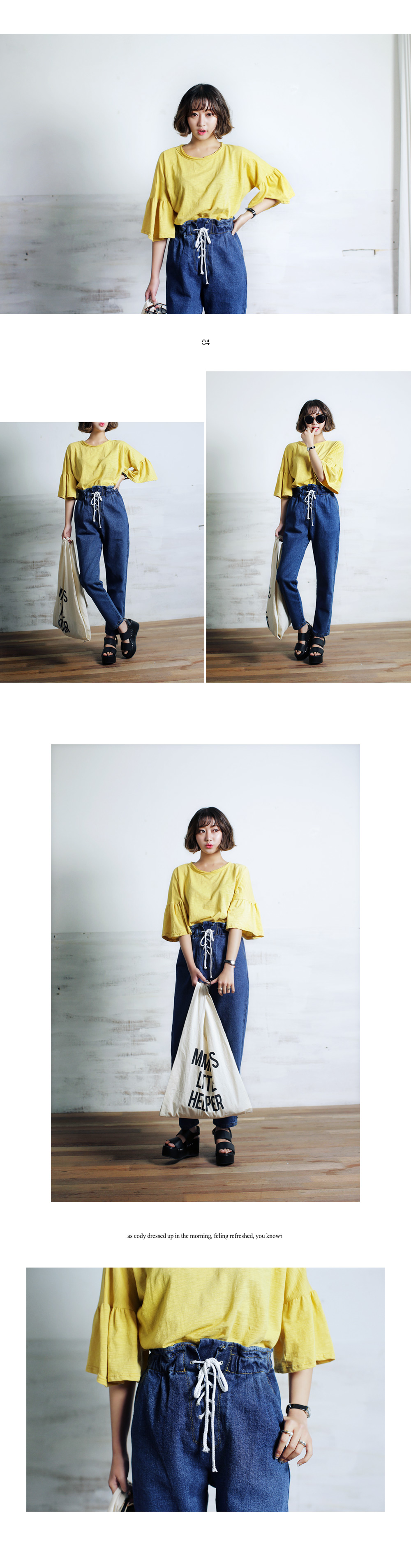 フレアスリーブルーズフィットTシャツ・全5色 | DHOLIC | 詳細画像7