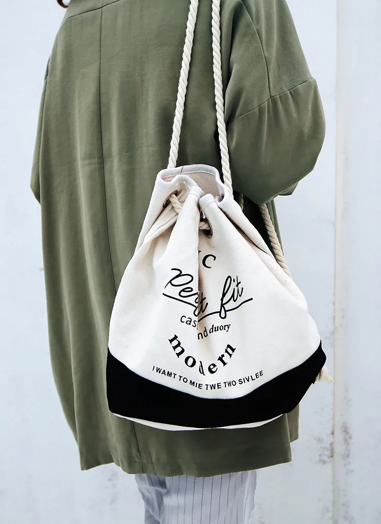 ロゴキャンバスナップザック・全2色 | DHOLIC | 詳細画像1