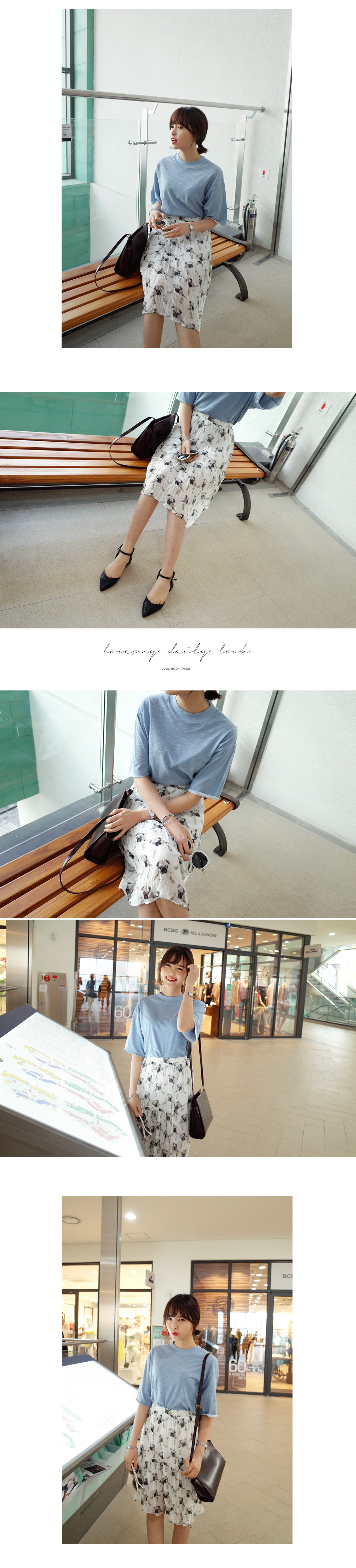 ラフカットクロップドルーズフィットTシャツ・全5色 | DHOLIC | 詳細画像4