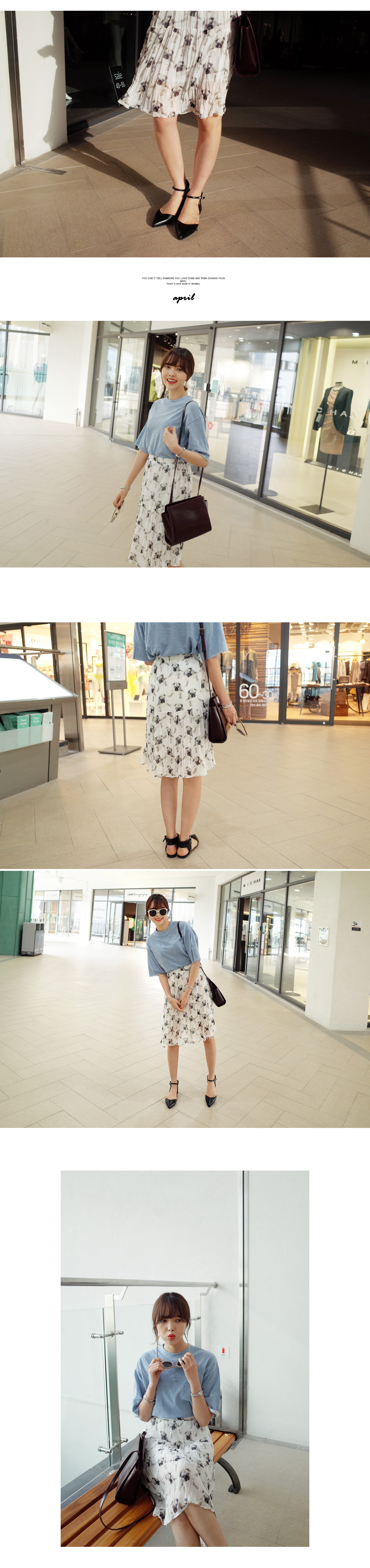 ラフカットクロップドルーズフィットTシャツ・全5色 | DHOLIC | 詳細画像5