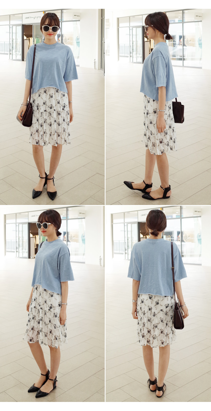 ラフカットクロップドルーズフィットTシャツ・全5色 | DHOLIC | 詳細画像10