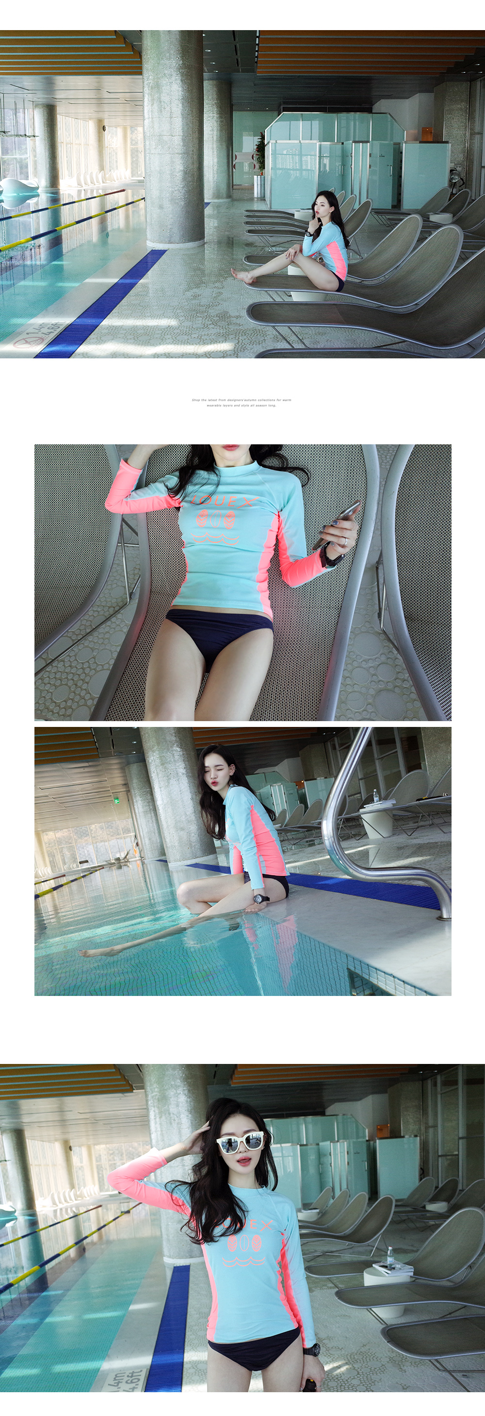 UPF50＋LOUEXロゴラッシュガード・全4色 | DHOLIC | 詳細画像24