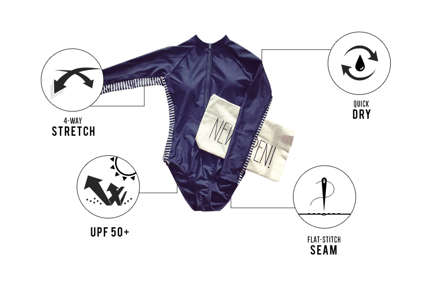 UPF50＋LOUEXロゴラッシュガード・全4色 | DHOLIC | 詳細画像2