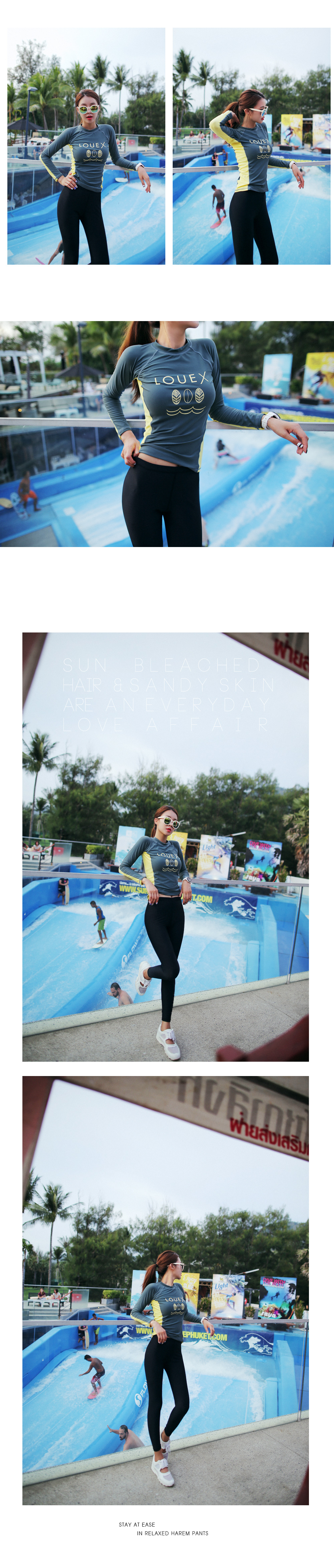 UPF50＋LOUEXロゴラッシュガード・全4色 | DHOLIC | 詳細画像12