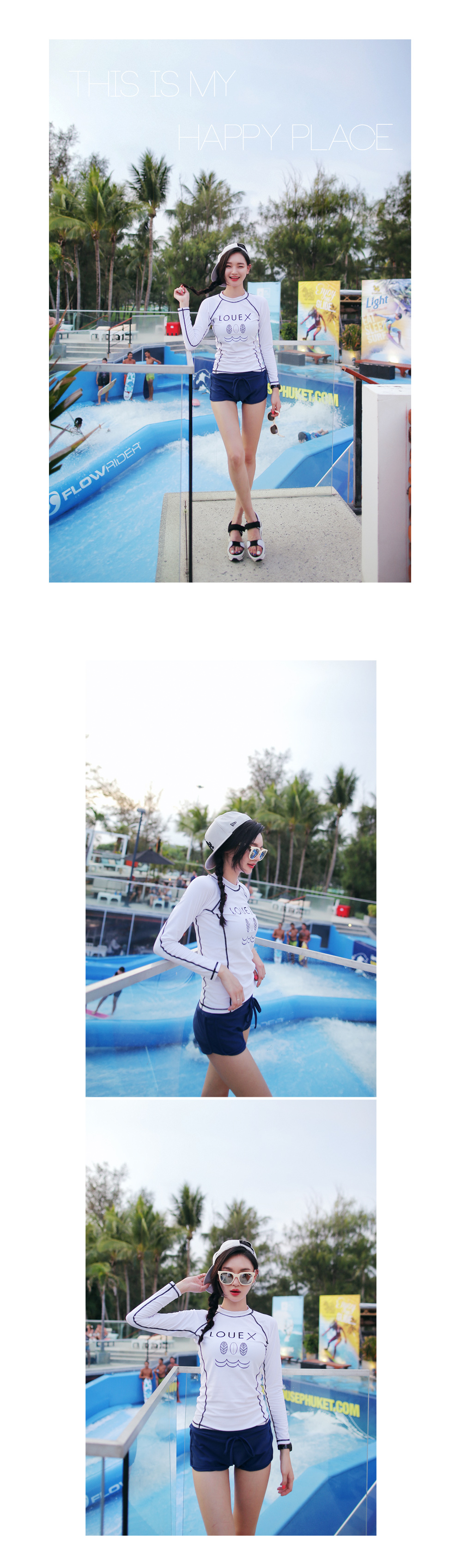 UPF50＋LOUEXロゴラッシュガード・全4色 | DHOLIC | 詳細画像15