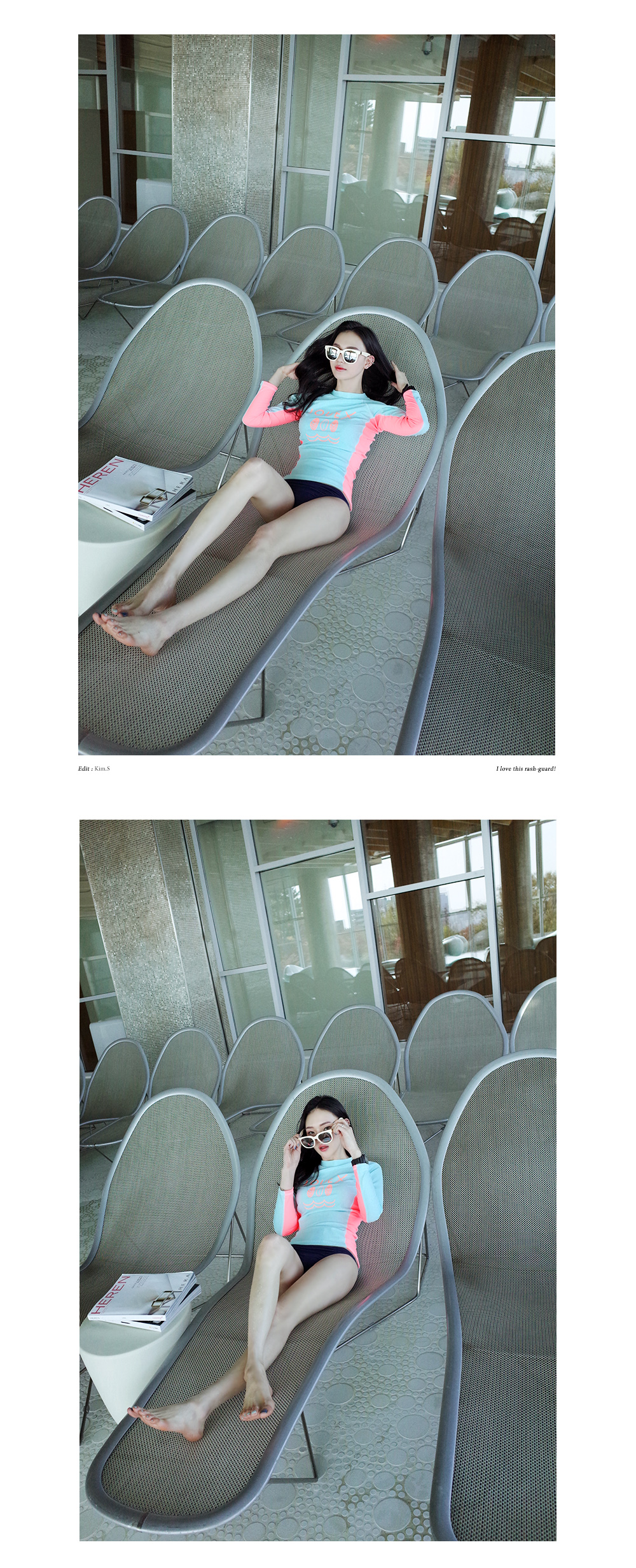 UPF50＋LOUEXロゴラッシュガード・全4色 | DHOLIC | 詳細画像19