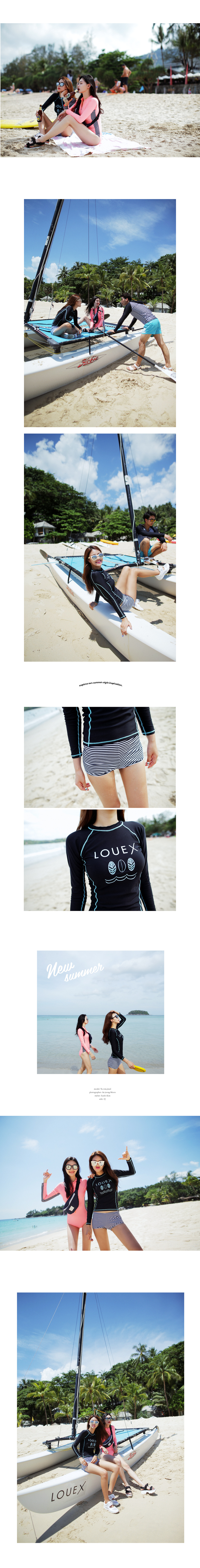 UPF50＋LOUEXロゴラッシュガード・全4色 | DHOLIC | 詳細画像6