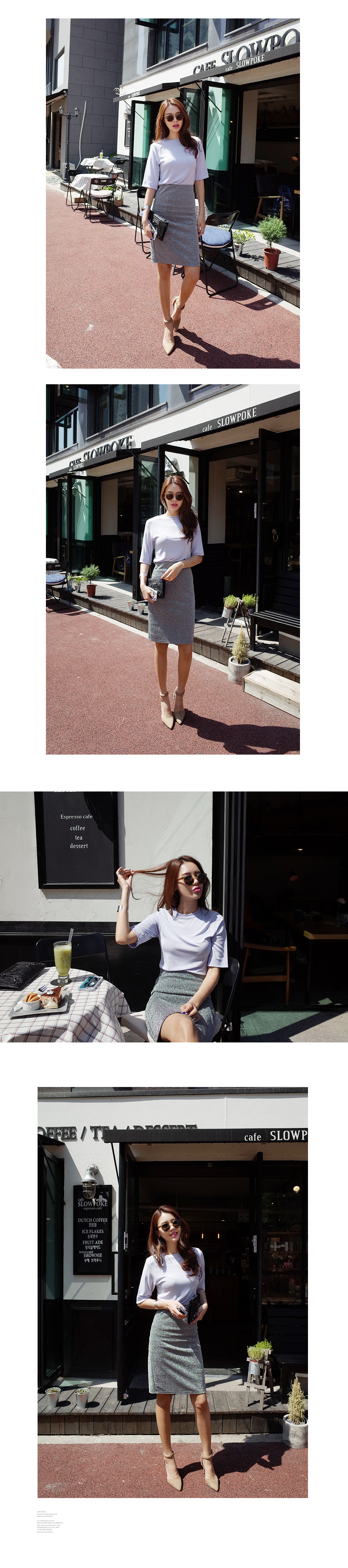 4colorsハーフスリーブTシャツ・全4色 | DHOLIC | 詳細画像6