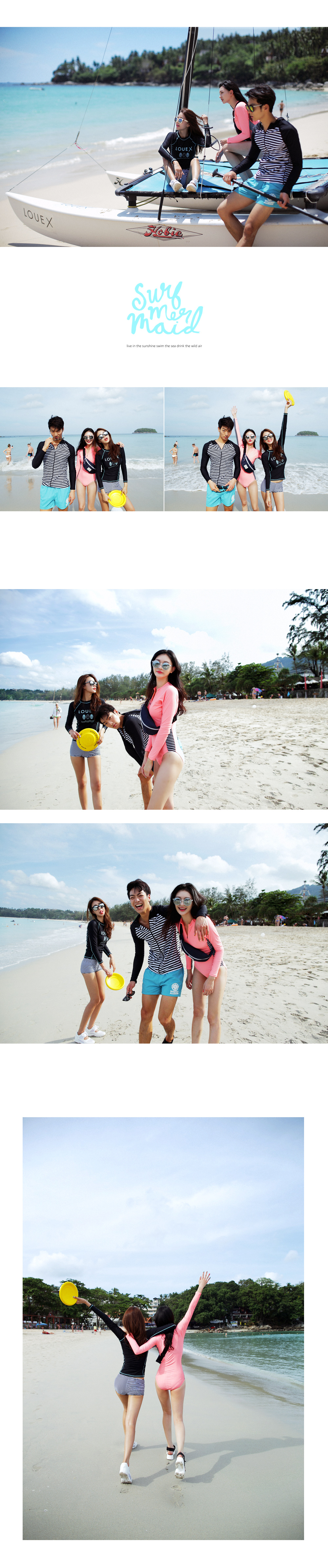 UPF50+総ボーダーラッシュガード・全3色 | DHOLIC | 詳細画像23