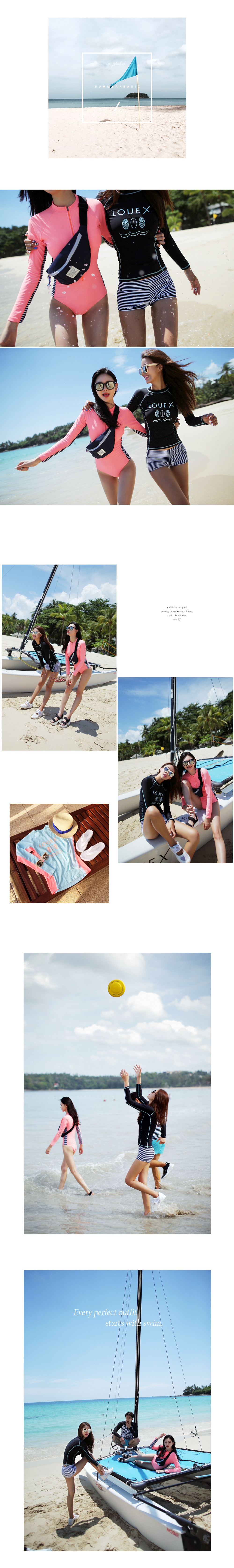 UPF50+総ボーダーラッシュガード・全3色 | DHOLIC | 詳細画像15