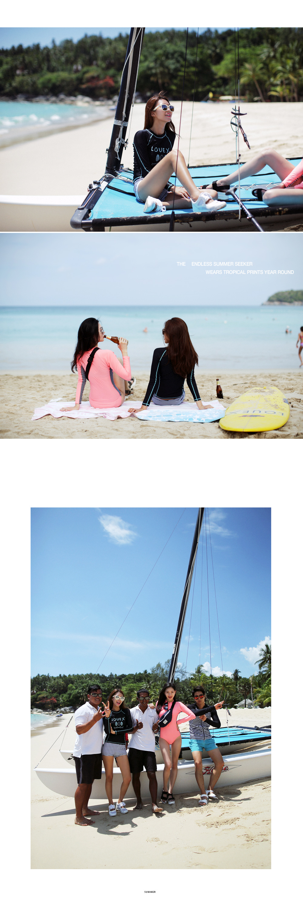 UPF50+総ボーダーラッシュガード・全3色 | DHOLIC | 詳細画像17