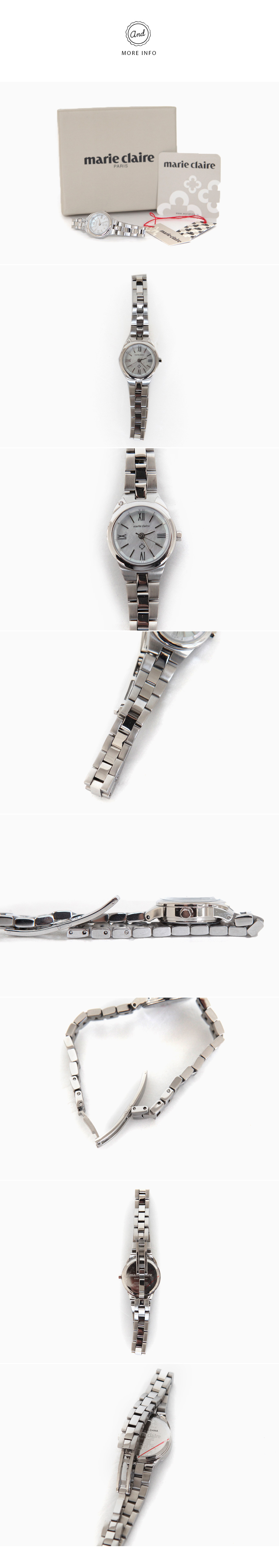 *Marie Claire*シルバーメタル腕時計・全1色 | DHOLIC | 詳細画像13