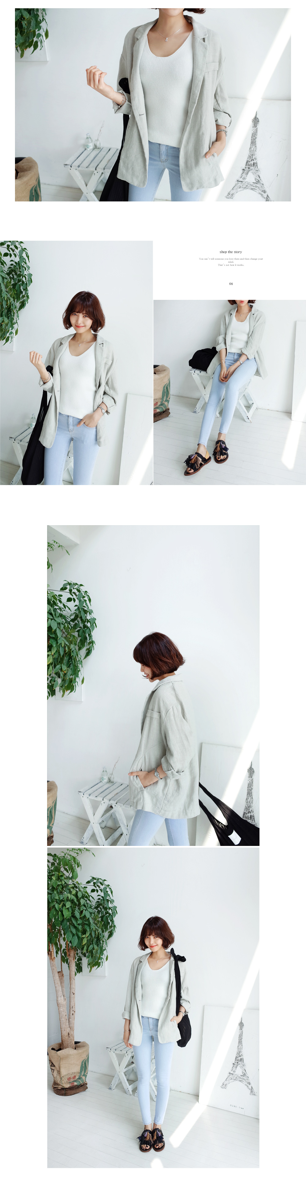 スリムリブニットタンクトップ・全4色 | DHOLIC | 詳細画像9