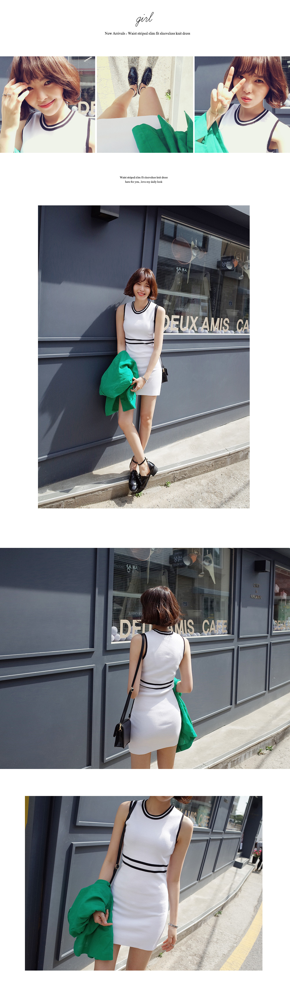 ノースリーブタイトニットワンピース・全3色 | DHOLIC | 詳細画像2