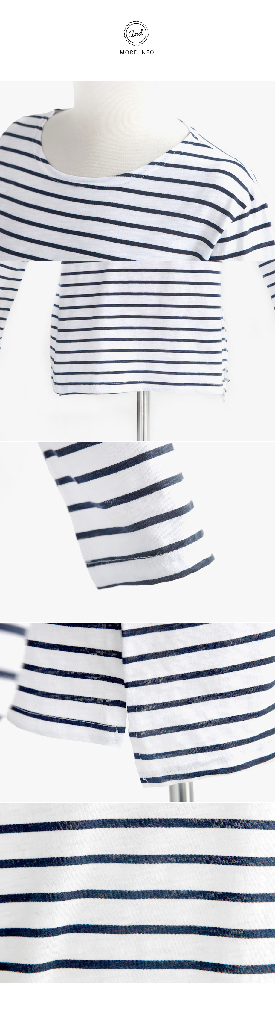 ソフトカラーボーダーTシャツ・全4色 | DHOLIC | 詳細画像14