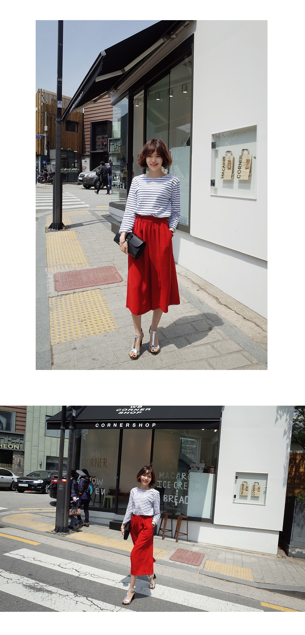 ソフトカラーボーダーTシャツ・全4色 | DHOLIC | 詳細画像6