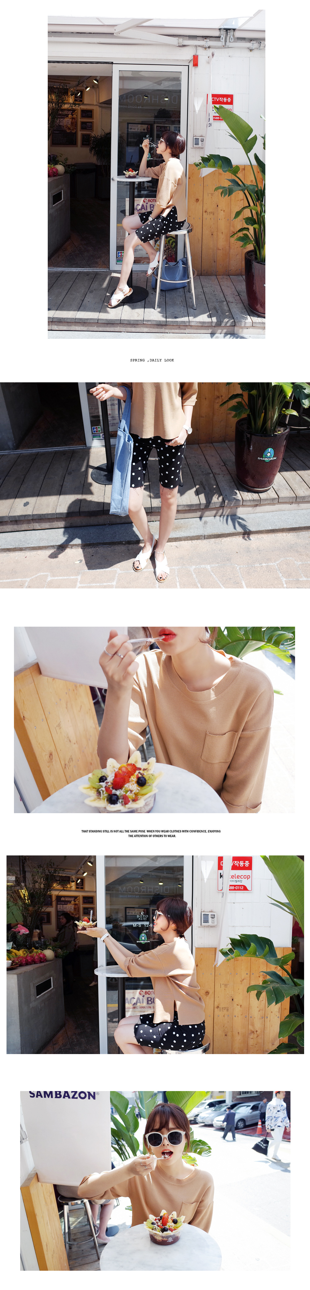 <font color=red><b>●●雑誌mer10月号/JELLY11月号/10月号掲載●●</b></font>バストポケットニットトップス・全4色 | DHOLIC | 詳細画像4