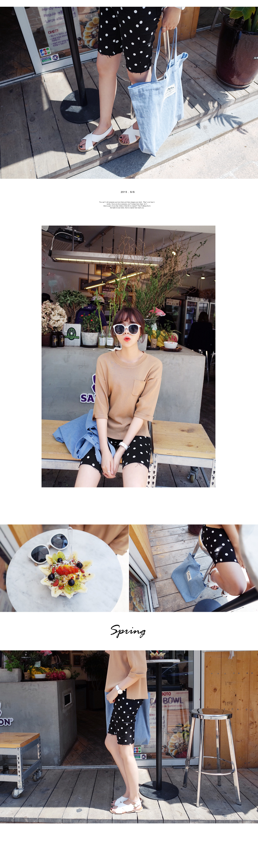 <font color=red><b>●●雑誌mer10月号/JELLY11月号/10月号掲載●●</b></font>バストポケットニットトップス・全4色 | DHOLIC | 詳細画像5