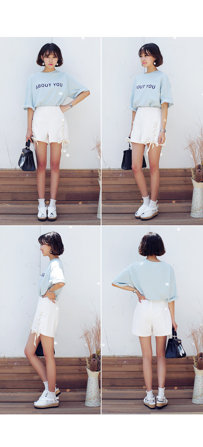 ABOUT YOUロゴプリントTシャツ・全3色 | DHOLIC | 詳細画像9