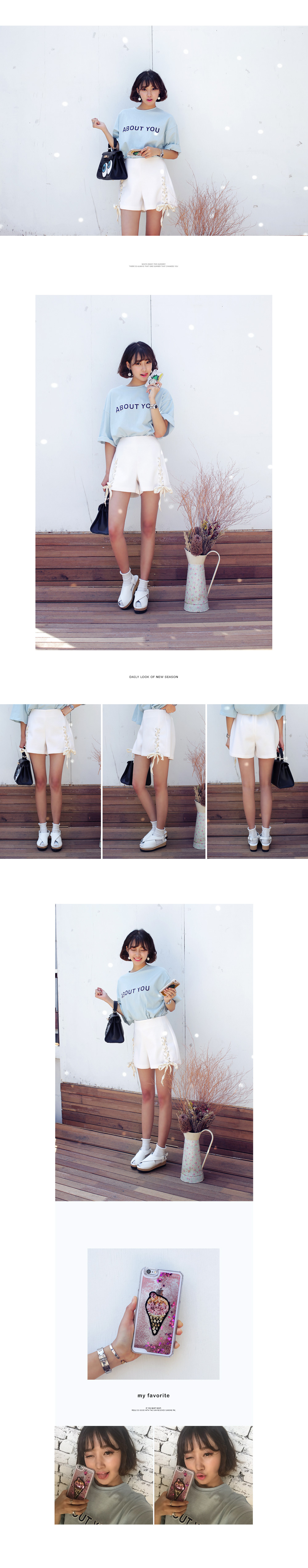 ABOUT YOUロゴプリントTシャツ・全3色 | DHOLIC | 詳細画像3