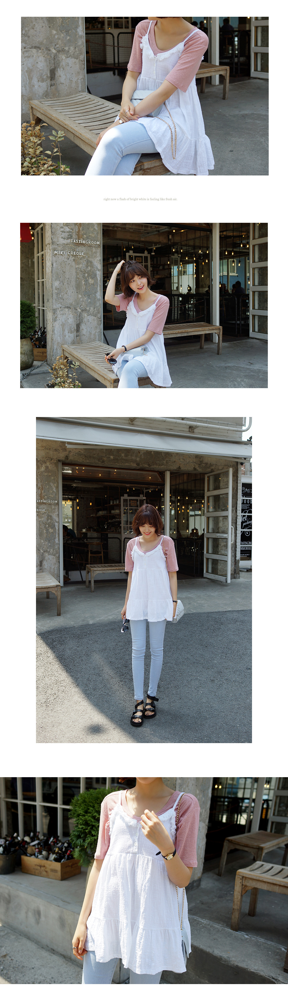 スクープネック半袖Tシャツ・全5色 | DHOLIC | 詳細画像14