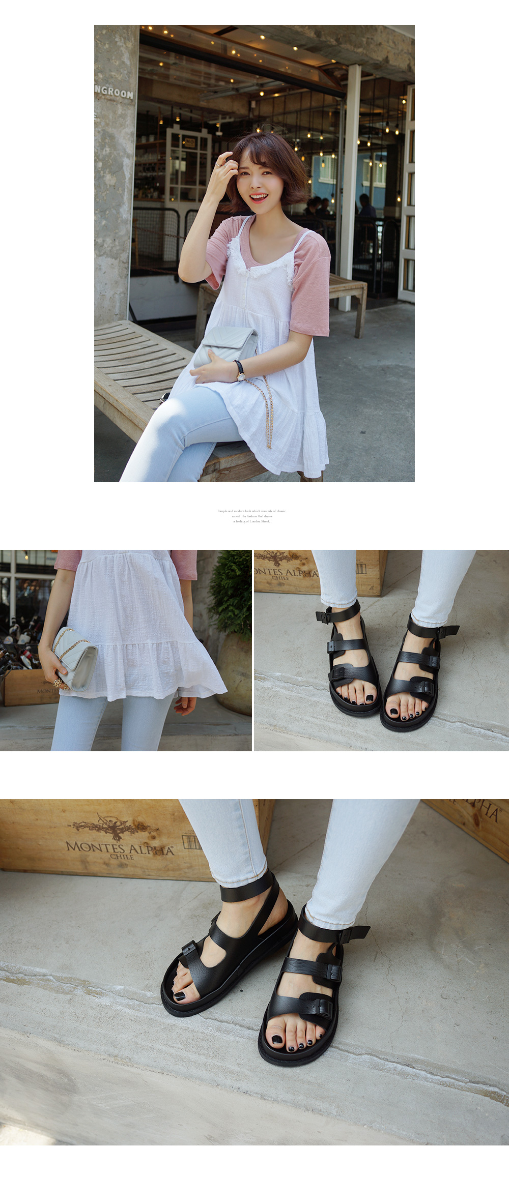 スクープネック半袖Tシャツ・全5色 | DHOLIC | 詳細画像16