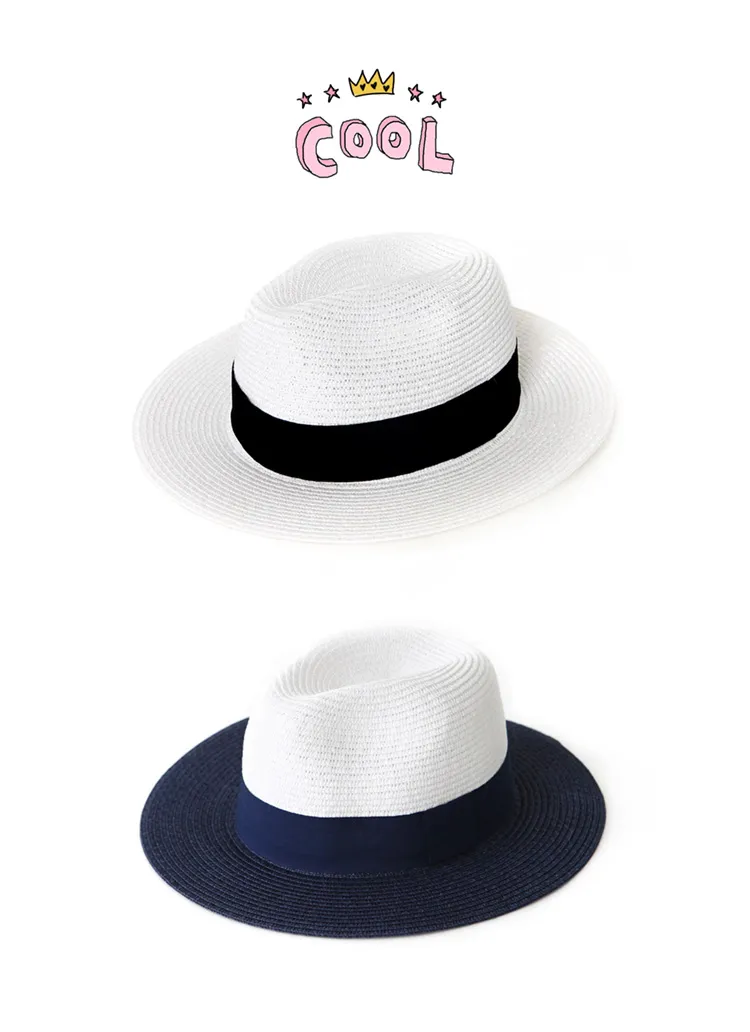 <font color=red><b>●●雑誌steady.9月号/mina9月号/他雑誌多数掲載！●●</b></font>バイカラーパナマハット・全4色 | DHOLIC | 詳細画像1