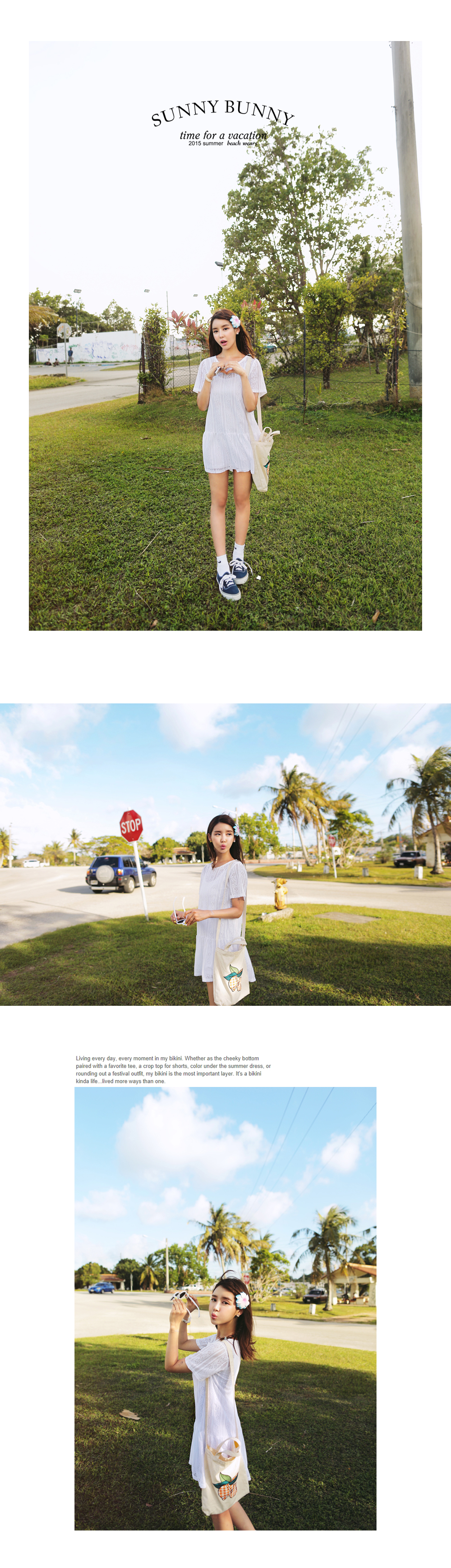 インナーsetレース半袖ワンピース・全2色 | DHOLIC | 詳細画像3