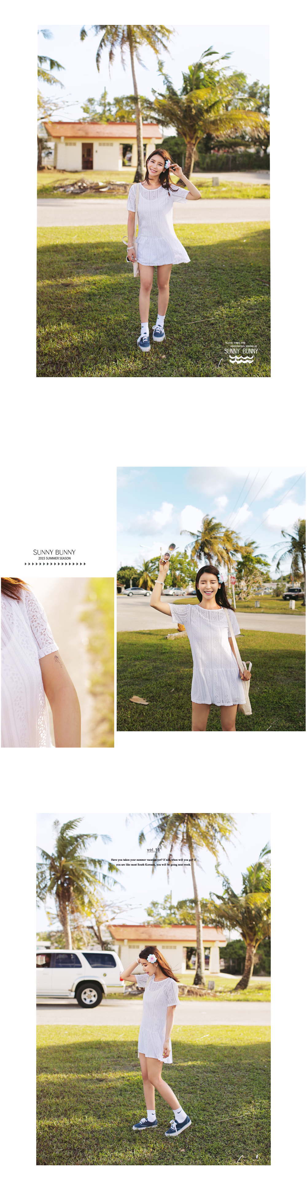 インナーsetレース半袖ワンピース・全2色 | DHOLIC | 詳細画像6