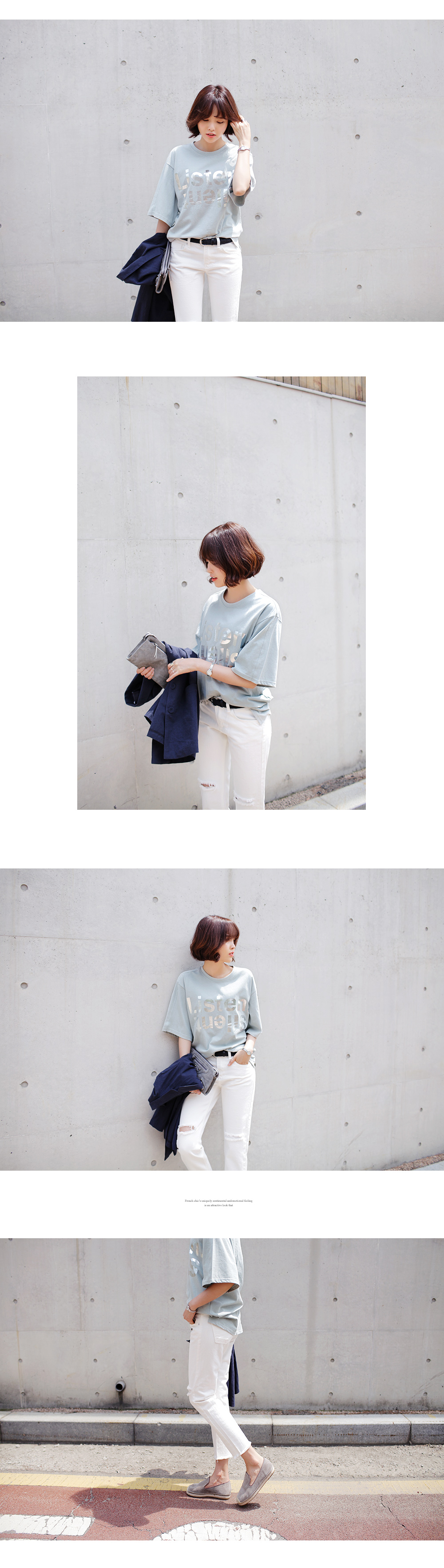 Listen.Silent.ロゴルーズフィットTシャツ・全4色 | DHOLIC | 詳細画像4