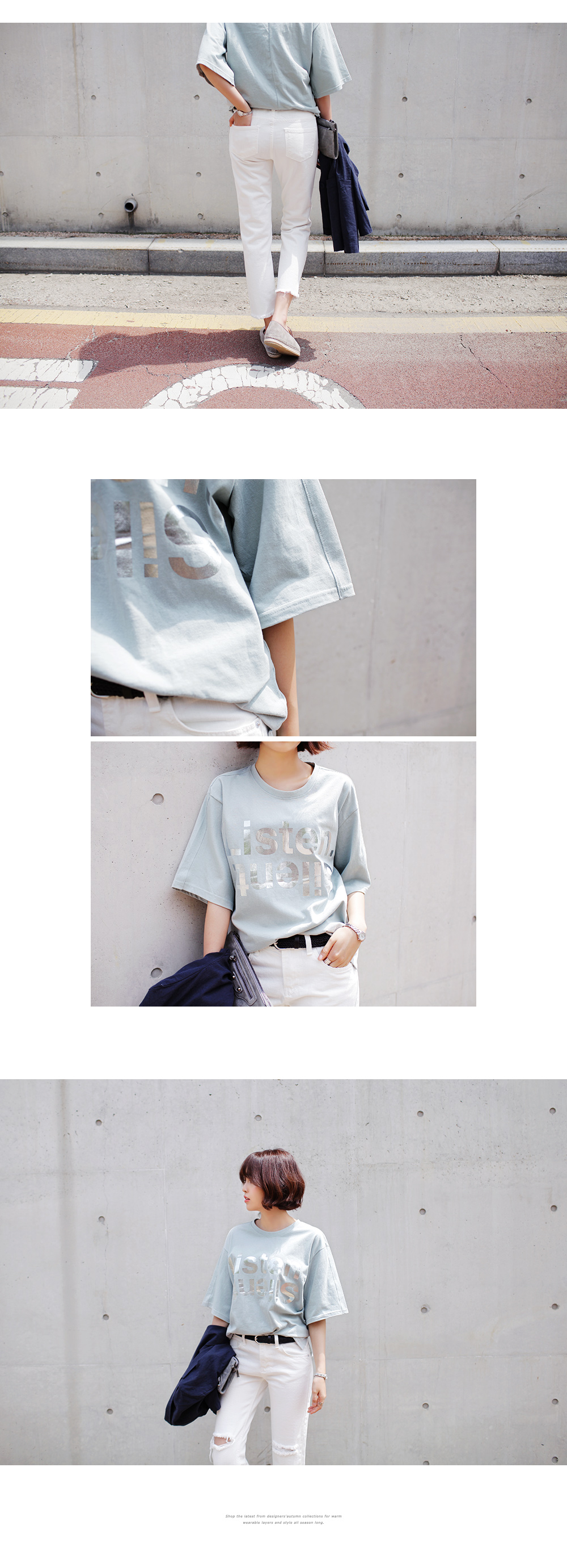 Listen.Silent.ロゴルーズフィットTシャツ・全4色 | DHOLIC | 詳細画像8