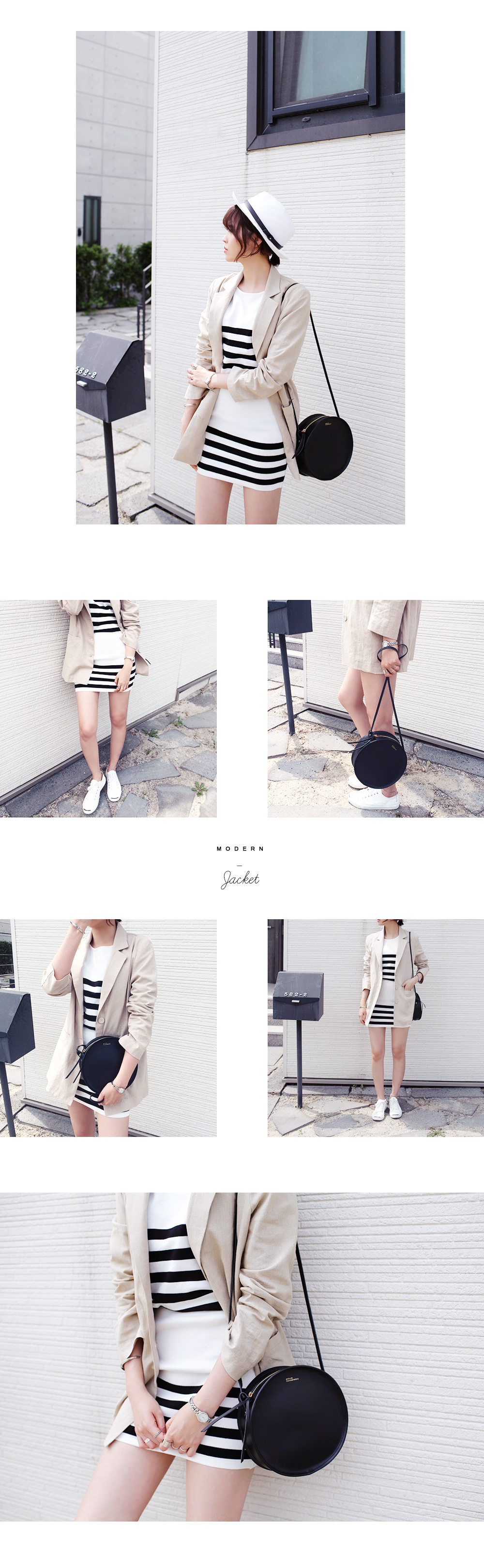 <font color=red><b>●●雑誌mer10月号掲載●●</b></font>ボーダーニットセットアップ・全2色 | DHOLIC | 詳細画像11