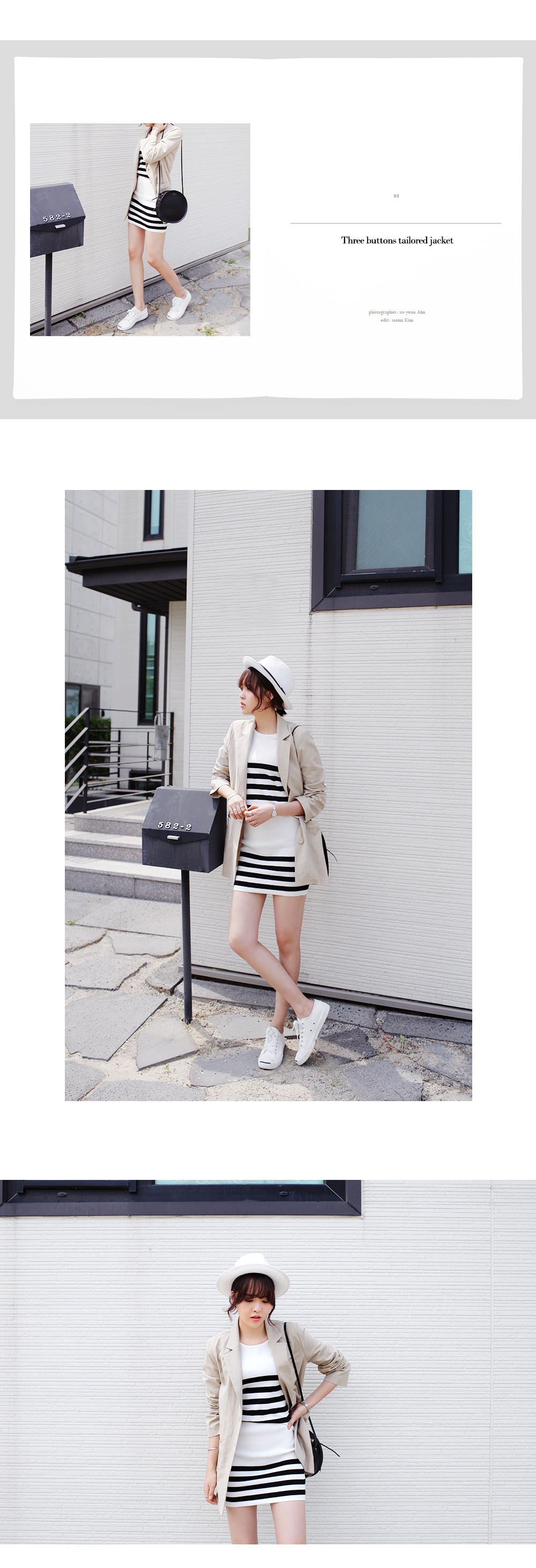 <font color=red><b>●●雑誌mer10月号掲載●●</b></font>ボーダーニットセットアップ・全2色 | DHOLIC | 詳細画像13