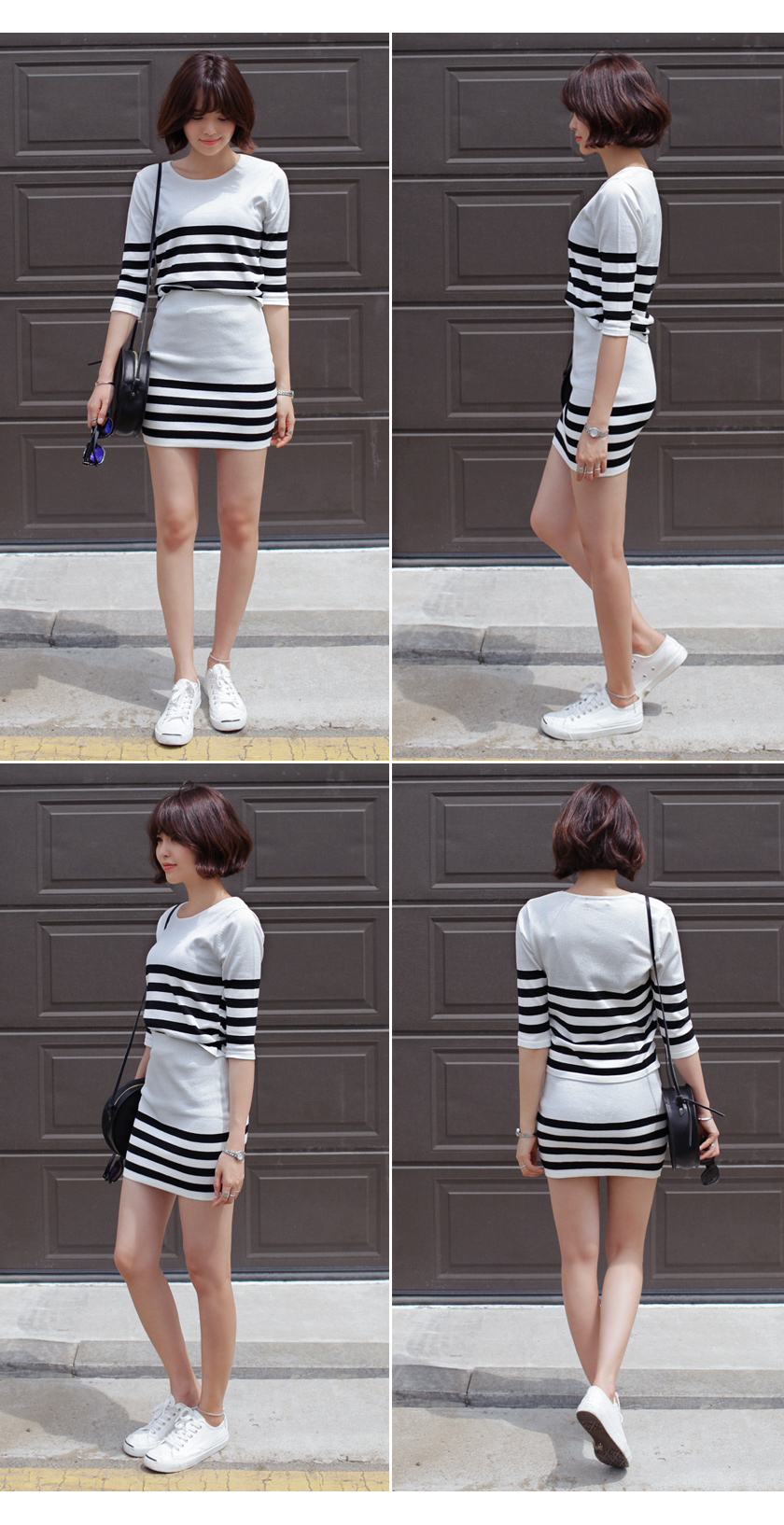 <font color=red><b>●●雑誌mer10月号掲載●●</b></font>ボーダーニットセットアップ・全2色 | DHOLIC | 詳細画像16