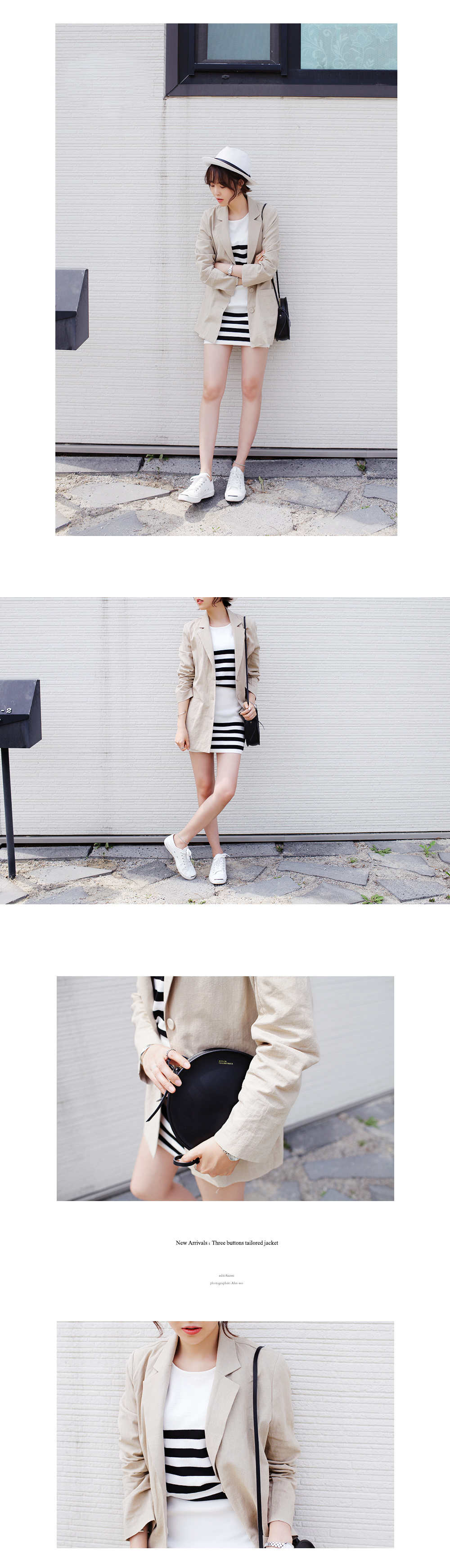 <font color=red><b>●●雑誌mer10月号掲載●●</b></font>ボーダーニットセットアップ・全2色 | DHOLIC | 詳細画像7