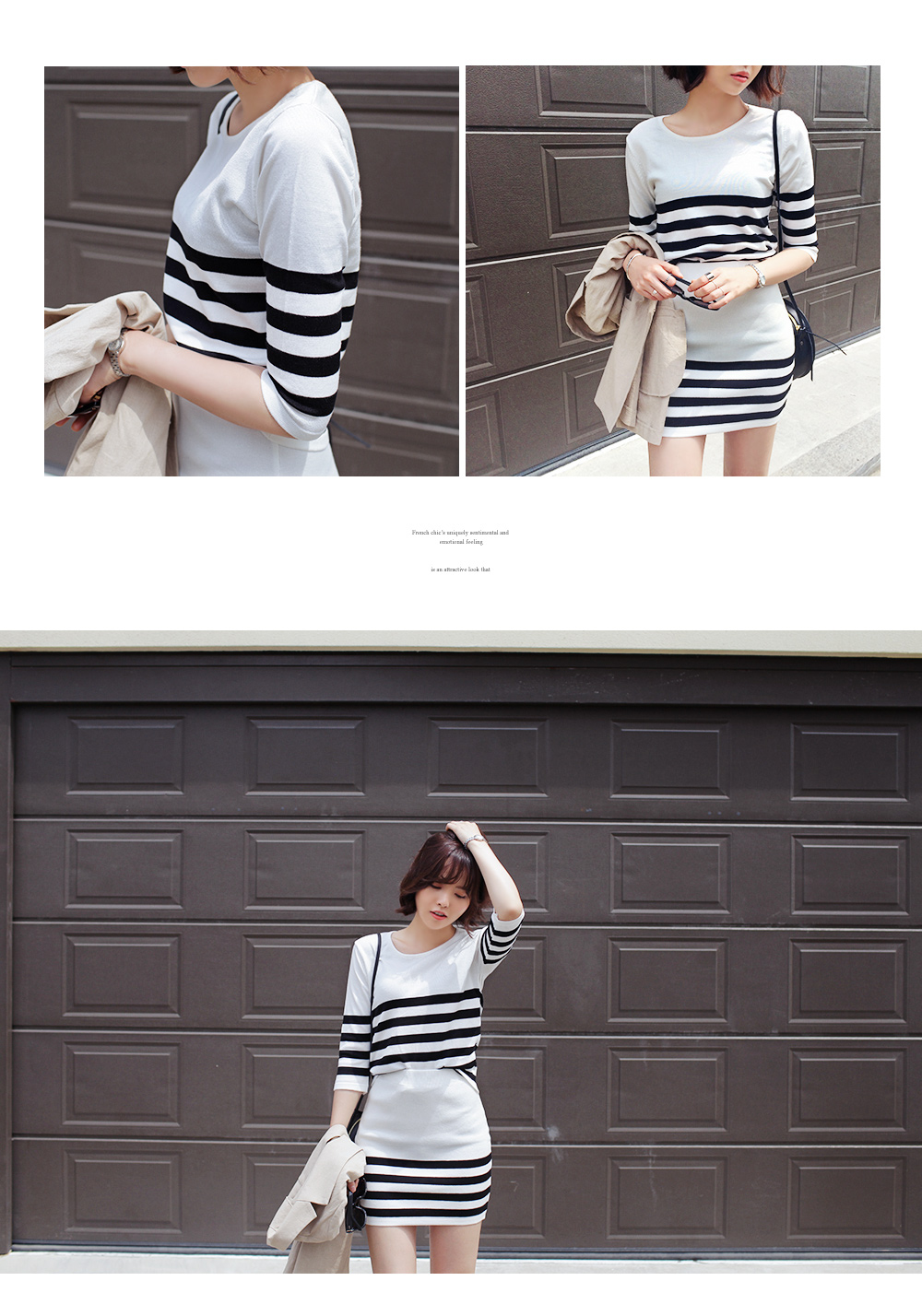 <font color=red><b>●●雑誌mer10月号掲載●●</b></font>ボーダーニットセットアップ・全2色 | DHOLIC | 詳細画像10