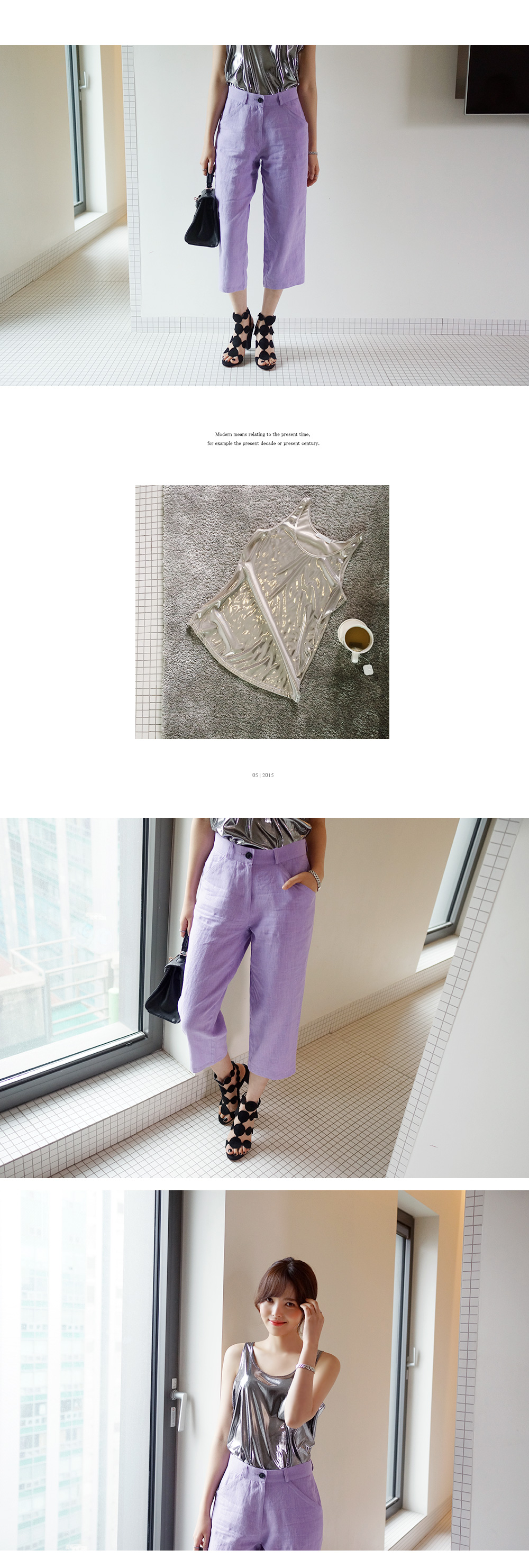 メタリックタンクトップ・全2色 | DHOLIC | 詳細画像6