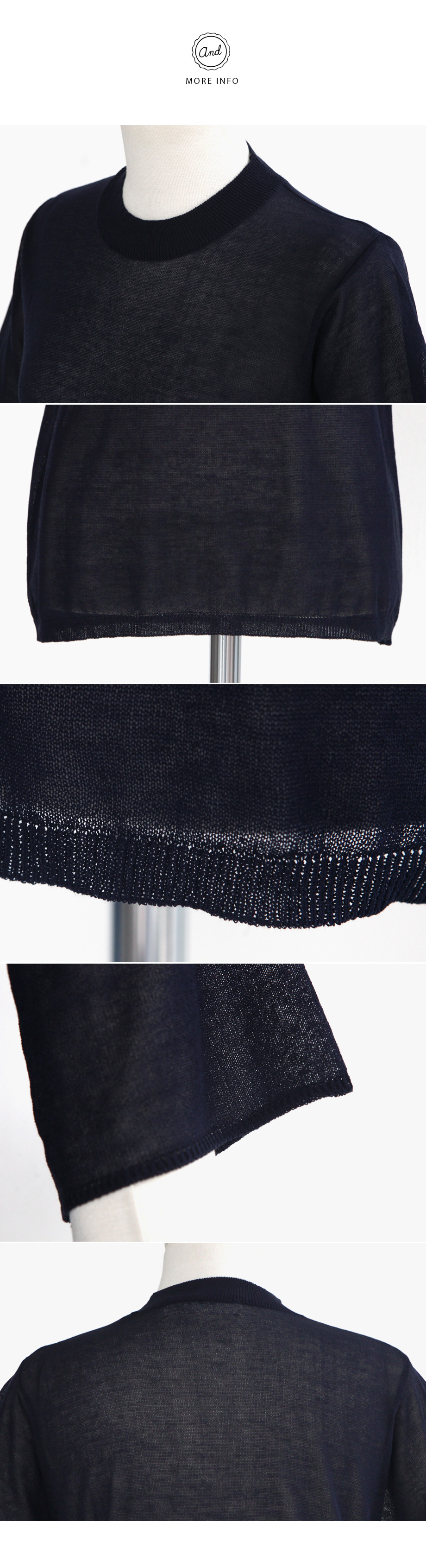 首つまりシースルーサマーニットTシャツ・全4色 | DHOLIC | 詳細画像20