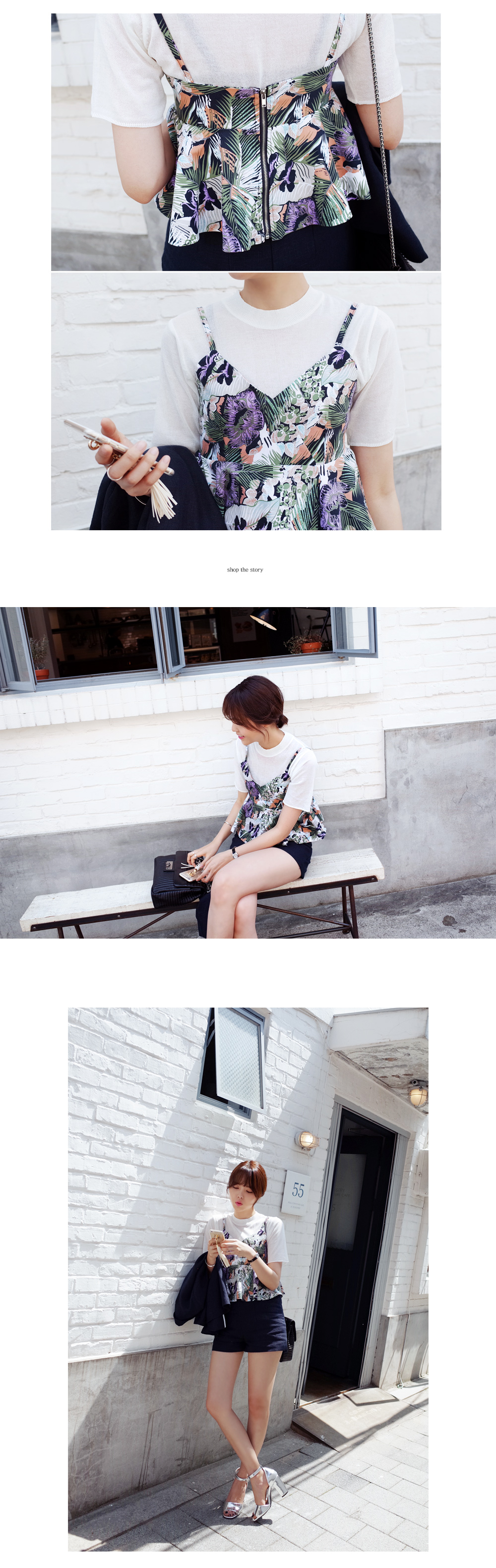 オープントゥエナメルストラップヒール・全3色 | DHOLIC | 詳細画像3